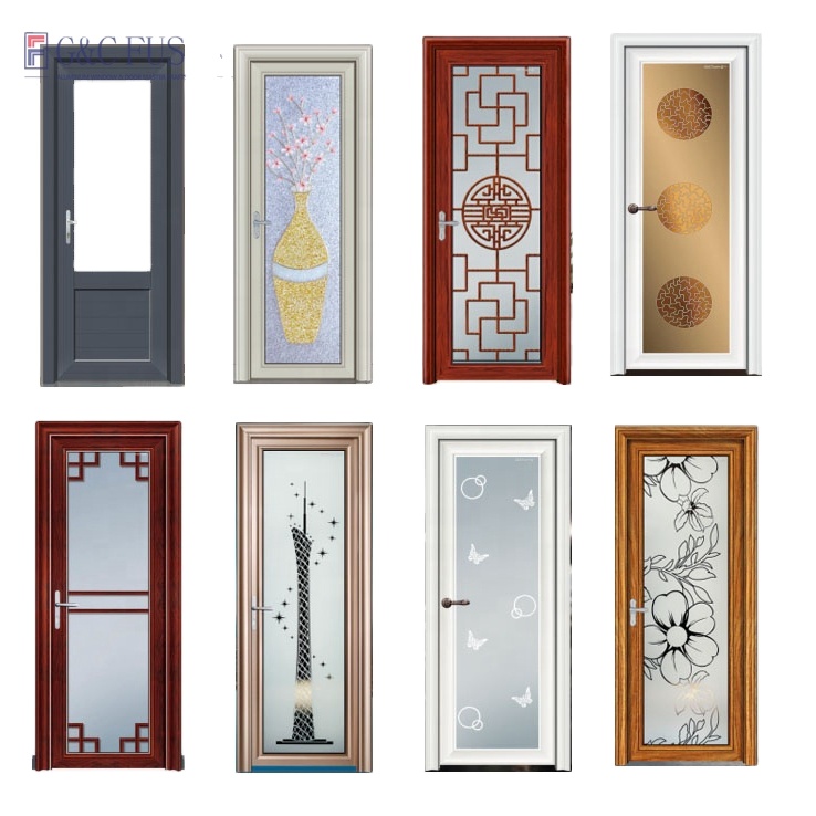 Fuson New Fashion Luxury Aluminum Casement Door And Aluminium Swing Door For Residential Commercial Aluminium Glass Door