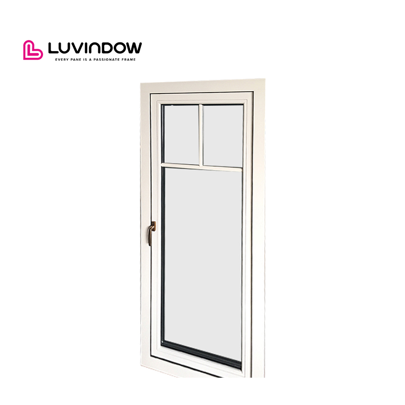 Custom Color French Aluminium Windows Ready-Made Office Inserts Horizontal Opening Pattern Swing Style Wooden Frames for Sale