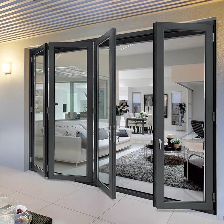 Open Sliding Window Aluminum Alloy Material Folding Casement Windows and Doors