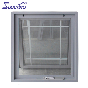 Modern Bathroom Awning Outward Opening Aluminum Window System