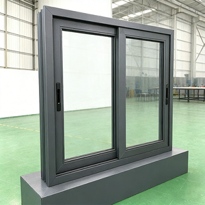 Modern Factory Direct Supply Thermal Break Commercial Aluminium Sliding Windows