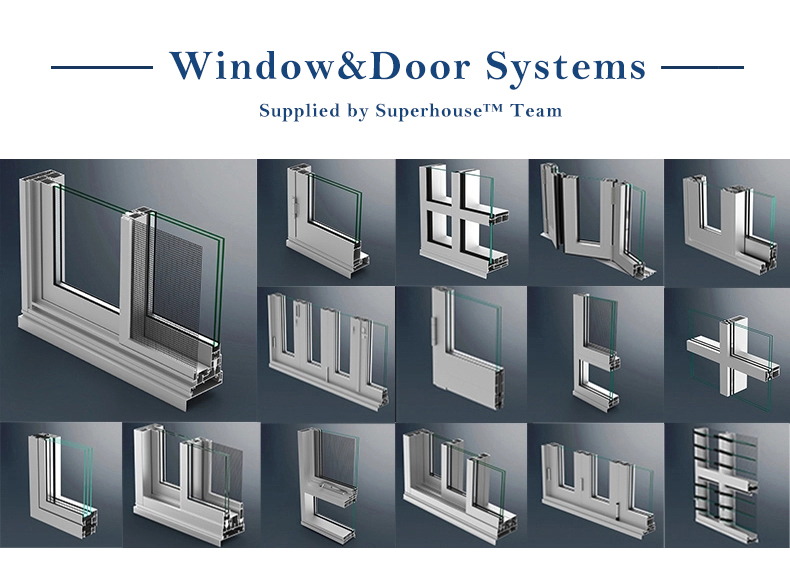NOA Commercial Door Safety Quick Escape Door Push Glass Aluminium Storefront Exterior Doors