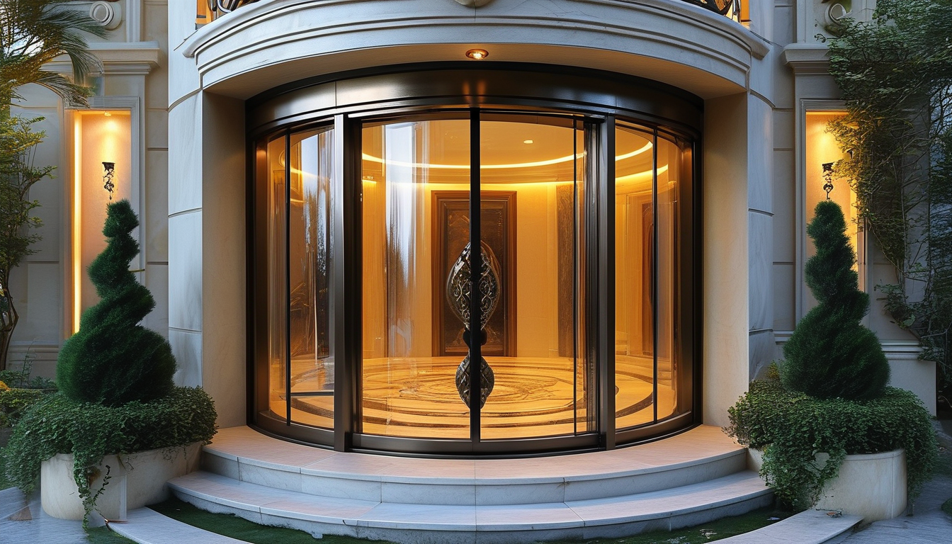 Oversized Pivot Door For Luxury Villas