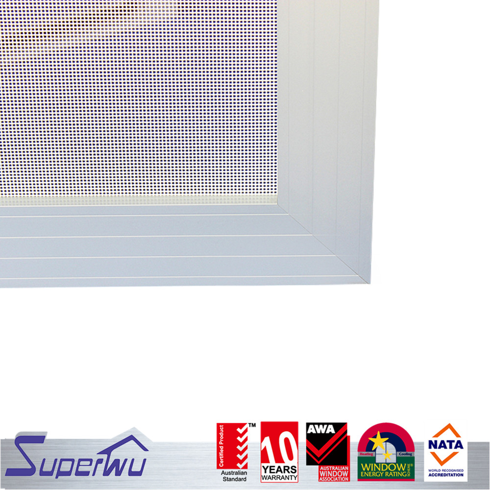 Superhouse Used Exterior Doors for Sale Single Panel Security Mesh Swing Doors Exterior Aluminum French Type Hinged Mesh Doors