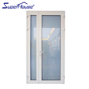 Superhouse White Aluminum Glass Interior Swing Door