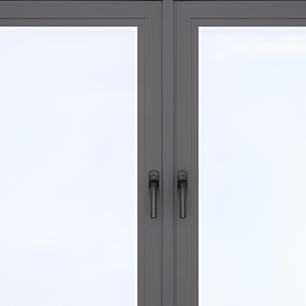 Customized Aluminum Casement Window Pitched Roof Self Opening Vent Window