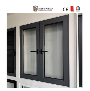 Modern Thermal Break Soundproof Double Glass Aluminium Casement windows for Luxury Residential Villa