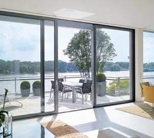 House Exterior Thermal Break Aluminium Profiles Glass Pocket Sliding Door Heavy Duty Patio Sliding Doors