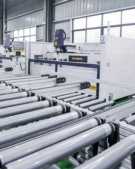 Eight automated high-precision entry door assembly lines