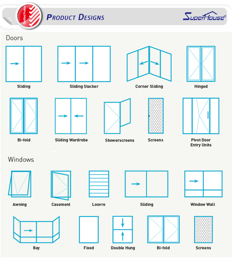 Fixed Boat Comply Superhouse Glass Window Commercial Hurricane Design Aluminum Swing Graphic Design Horizontal Modern Hanging