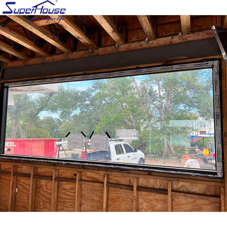 Fixed Boat Comply Superhouse Glass Window Commercial Hurricane Design Aluminum Swing Graphic Design Horizontal Modern Hanging