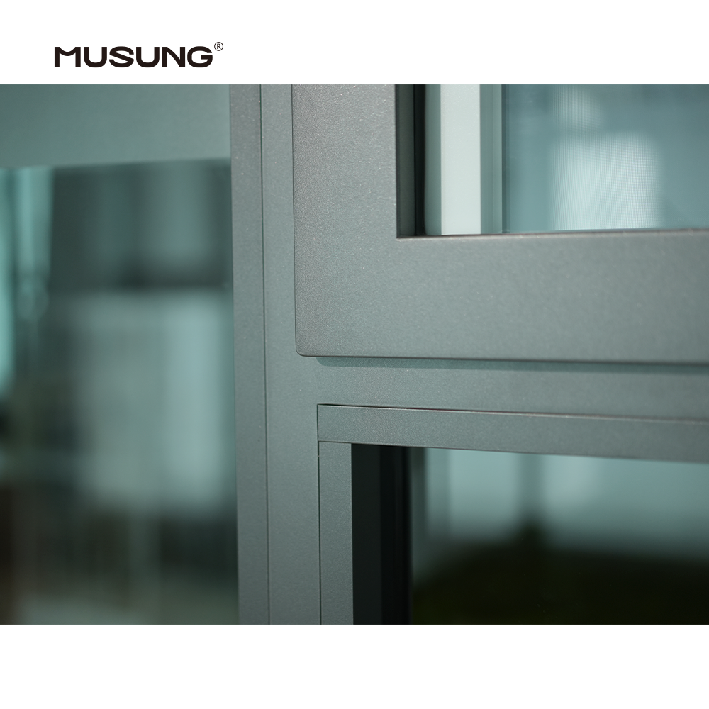 High Efficiency Windproof Aluminum Windows Wholesale Safe Durable Modern Double Glass Aluminum Frame Casement Windows