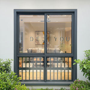 DERCHI Vertical Sliding Double Glazed Aluminum Window