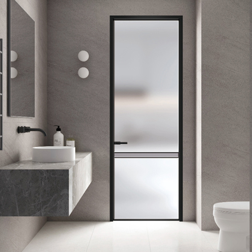 Modern Push-Pull Aluminum Alloy Sound Insulation Door with Lifetime Warranty for Wine Cellar Hotels &amp; Apartments