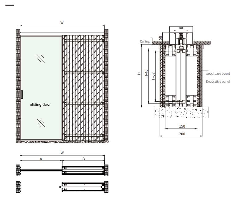 Sliding Pocket Door Detail
