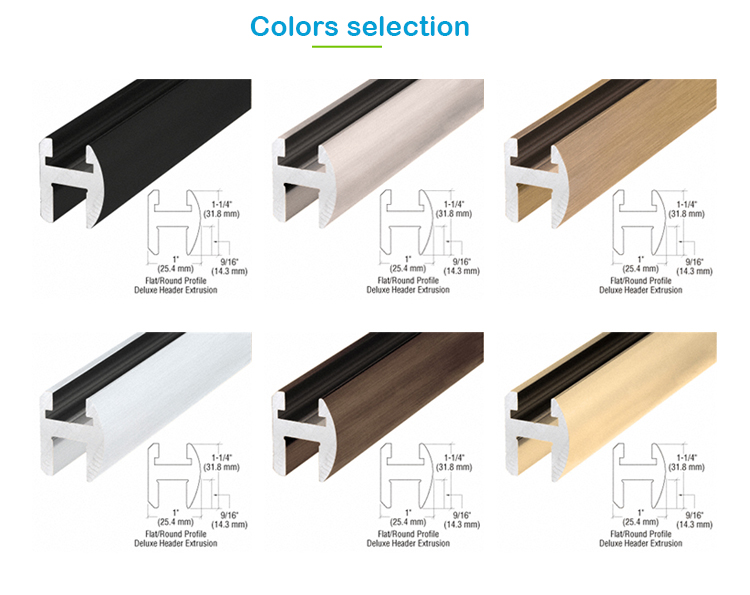 Shower Door Header Overview