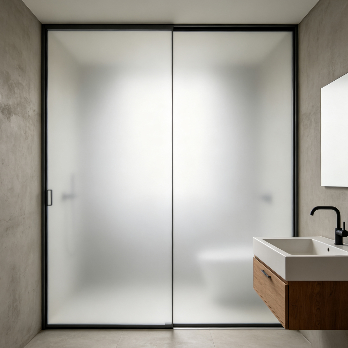 Factory Direct Dustproof Soundproof Easy Clean Slim Frame Tempered Safety Aluminum Glass Sliding Door For Home Second Bedroom