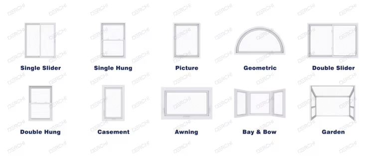 Aluminum Single Hung Window Banner