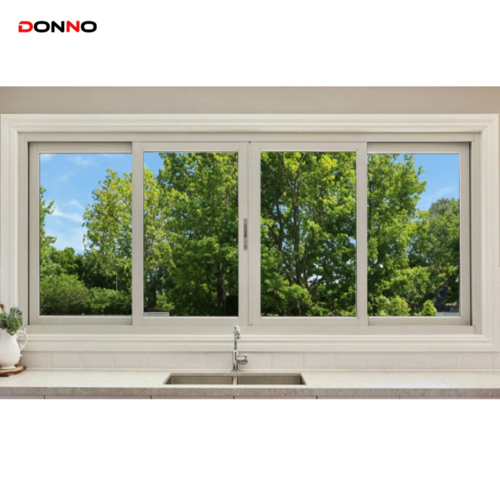 High Quality Sliding Window Aluminum With Insert Blinds and Timber Reveal Double Glazed Slide Window