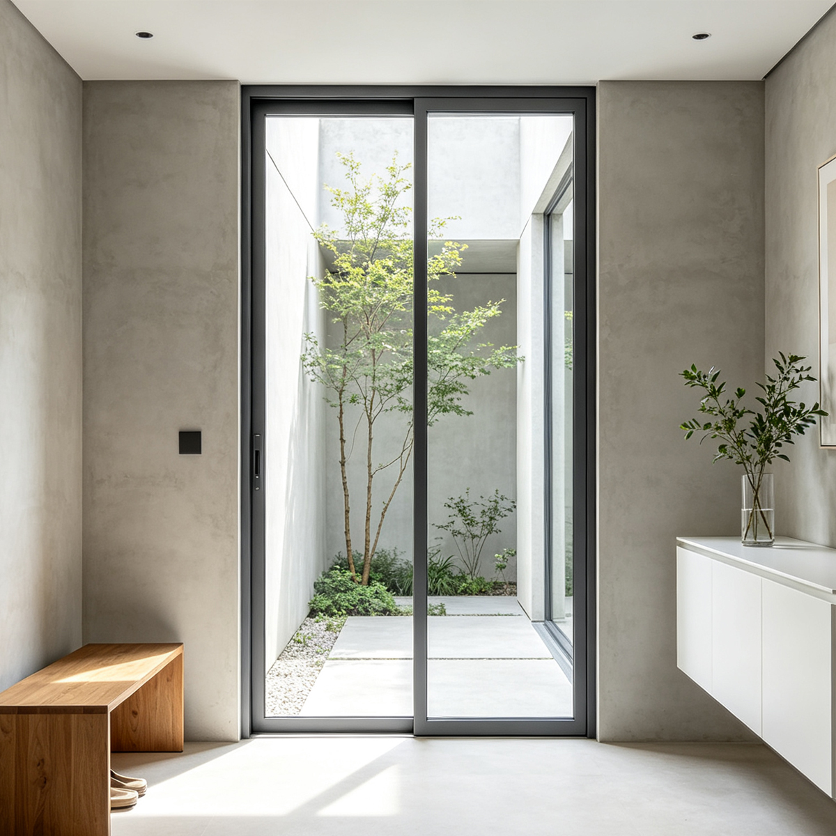 Wholesale Windproof Sealed Moisture-Proof Soft Close Quiet Aluminum Glass Sliding Door For Home Guest Bedroom