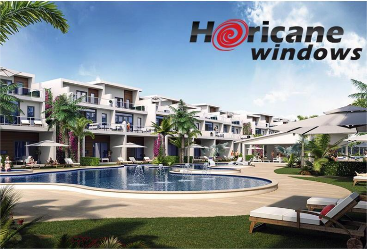 Miami NOA Approved Modern Hurricane Proof Impact Resistance Triple Glazed Aluminum Alloy Hinged Patio Door with Finished Surface