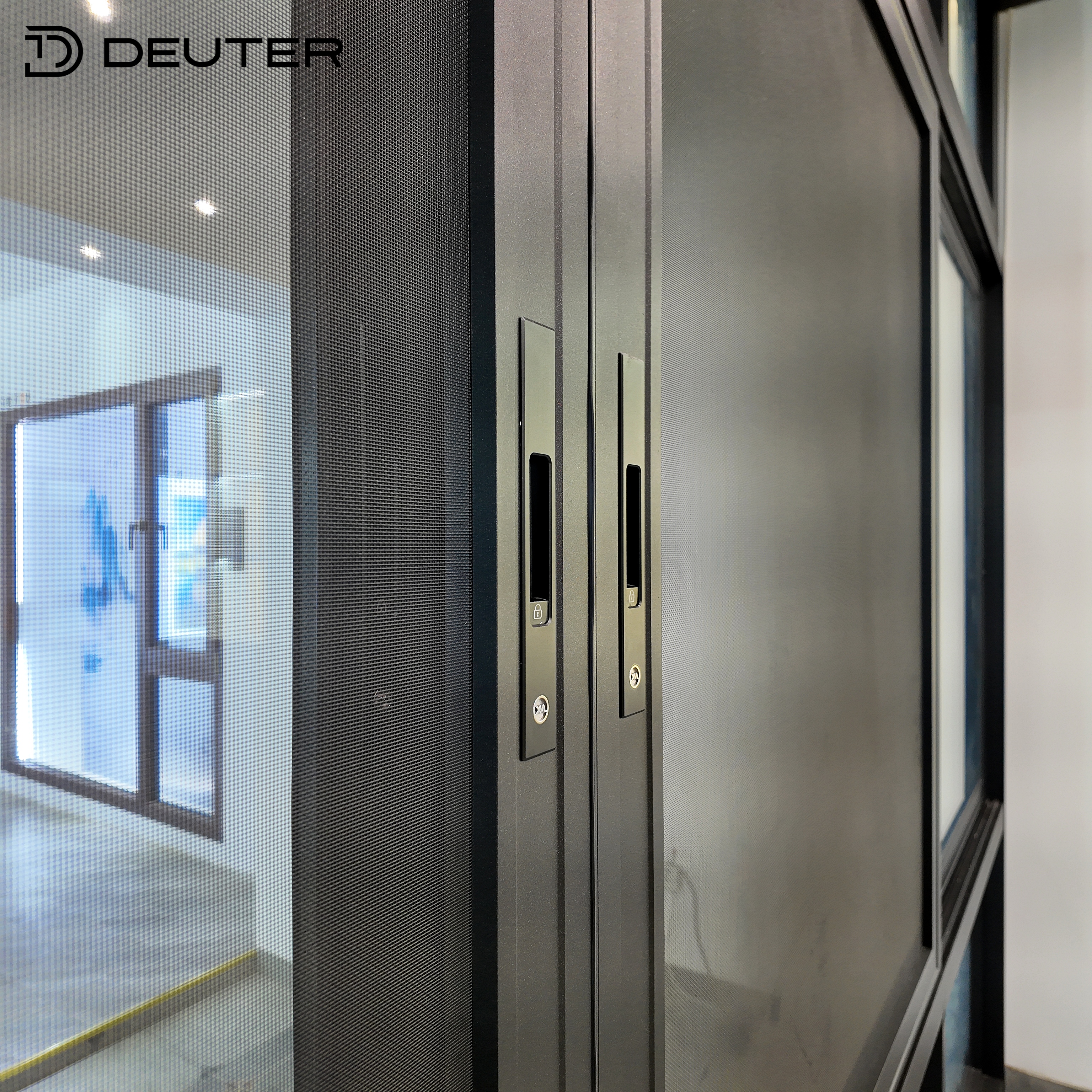 Urban Noise Reduction Aluminum Sliding Windows Thermal Break Laminated Glass Removable Security Screen for Busy Street Apartment