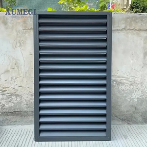 AUMEGI Automatic Aluminum Louver Jalousie Window