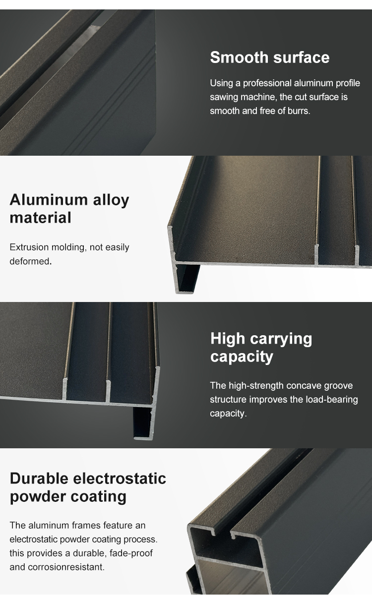 YAJI Brand Soundproof Windows Aluminum Profiles Aluminum Alloy Windows and Doors Supplier in Foshan City