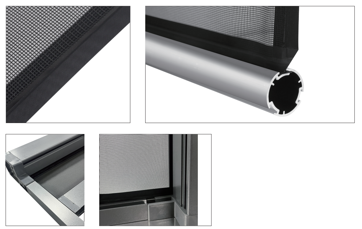 68 PRO Retractable Screen Door and Window Ultra Slim Aluminum Frame Fly Mosquito Mesh with Lock for Patio Balcony