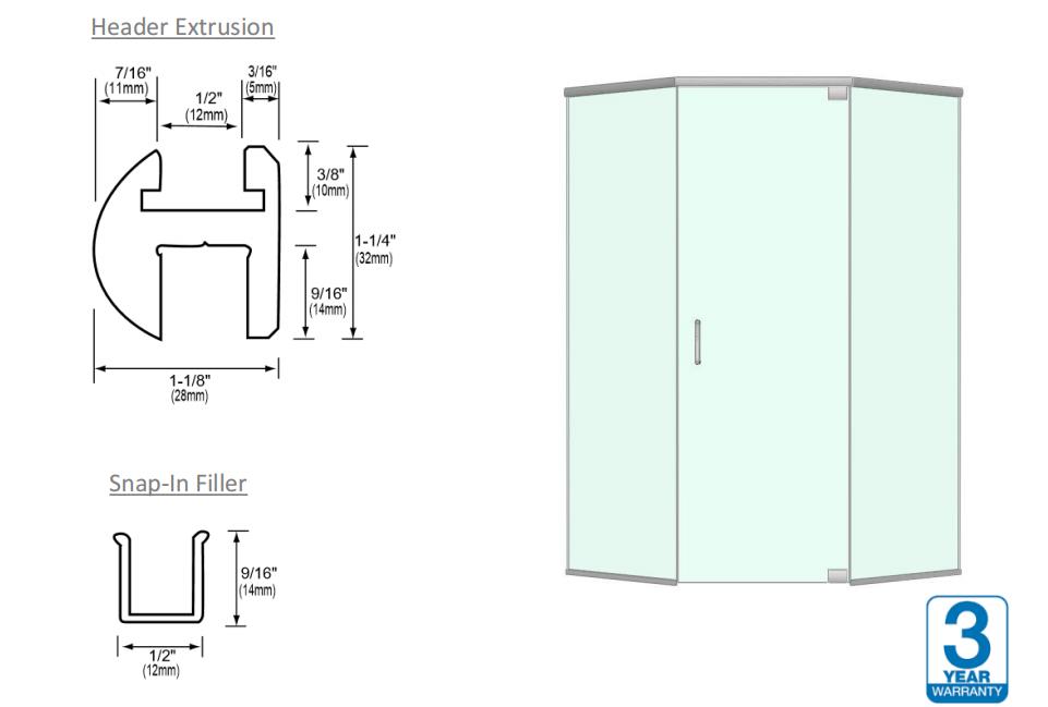 Shower Header Dimensions and Sizes