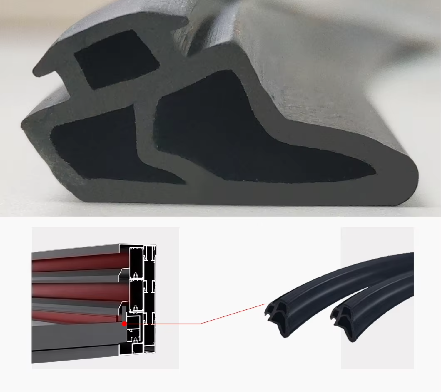 Tensile Resistant Composite Rubber Strip