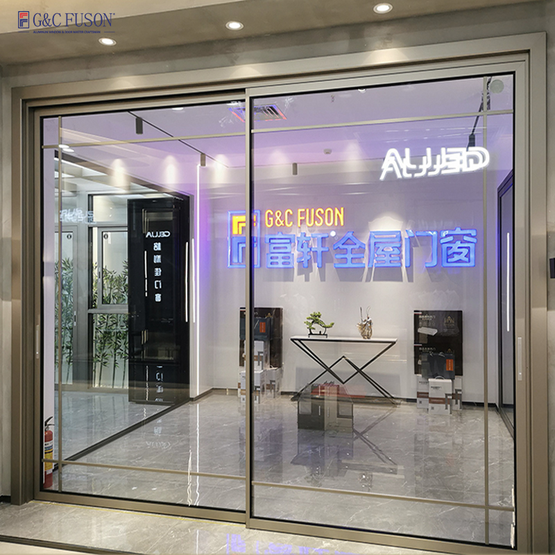 Wholesale High Quality Window Solution Manufacturer Door Aluminium Narrow Frame Sliding Door