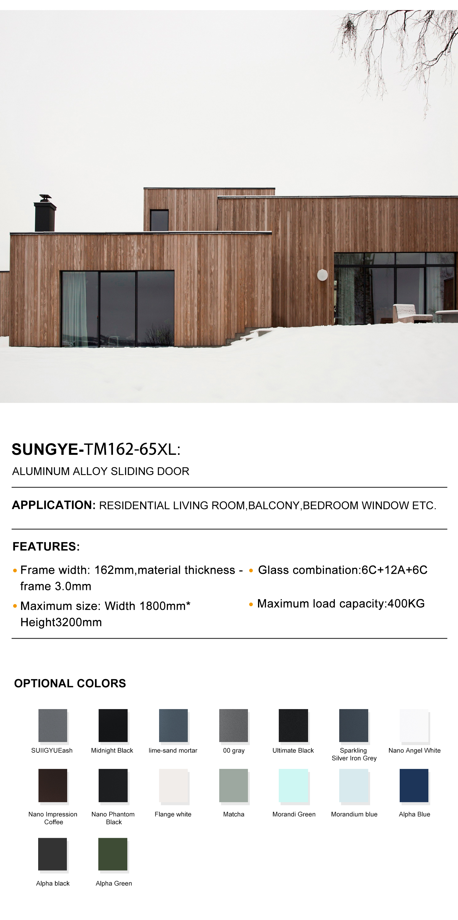 High Quality Full View Aluminum Frame Details
