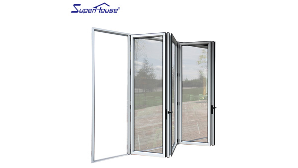 China Manufacture NFRC AS2047 Bi Fold Aluminium Folding Sliding Patio Doors