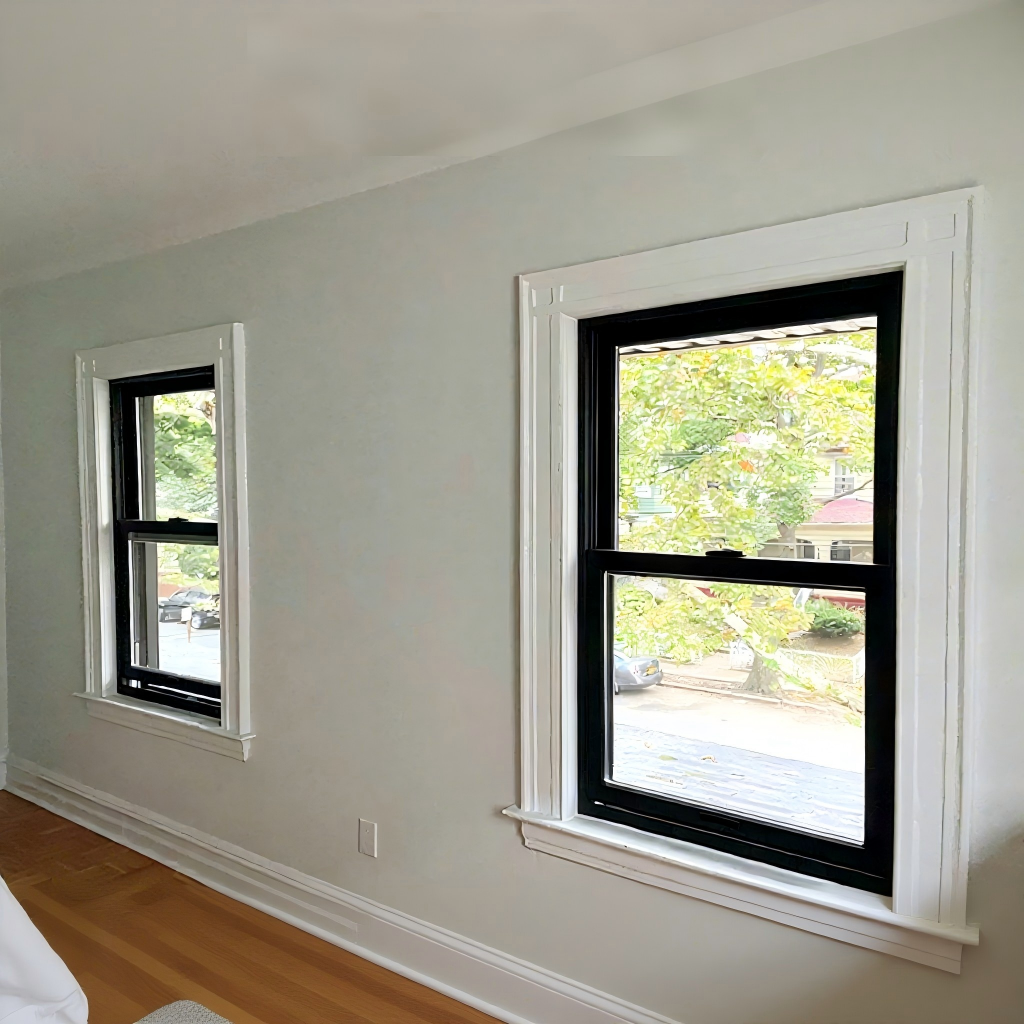 Factory Price Aluminum Window Profile Glass Kitchen windows for House Double Glaze Single Hung Window