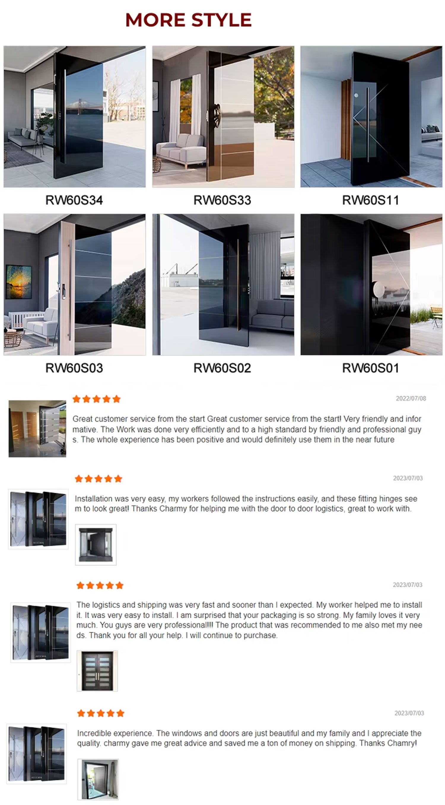 Luxurious Aluminum Single Entrance Door - Home Door with External Sound Insulation at the Front Entrance