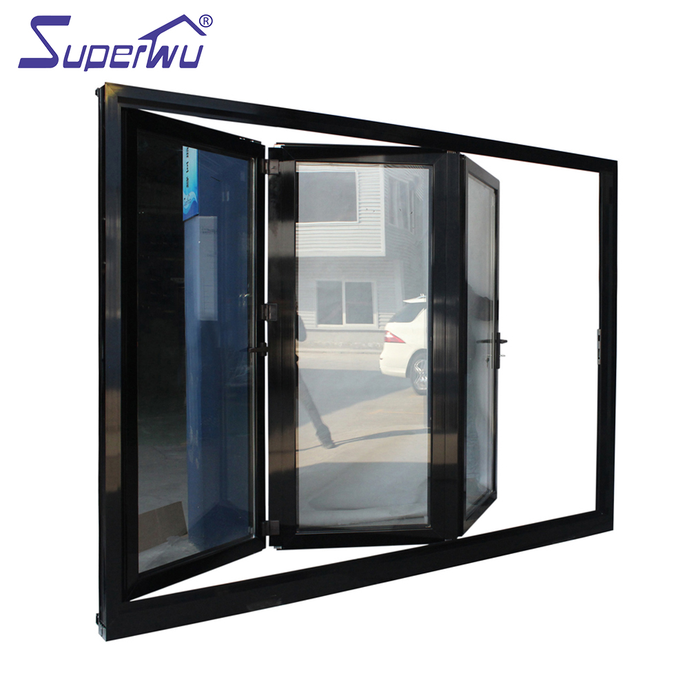 China Manufacture NFRC AS2047 Bi Fold Aluminium Folding Sliding Patio Doors