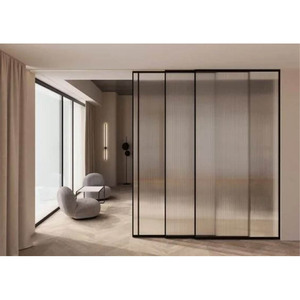 Hidden Track Slim Aluminium Glass Sliding Door