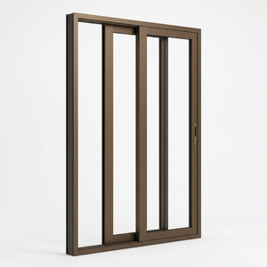 Factory Wholesale Price Exterior Sliding Doors Aluminium Low-E Double Tempered Glass Patio Energy Efficient Sliding Door