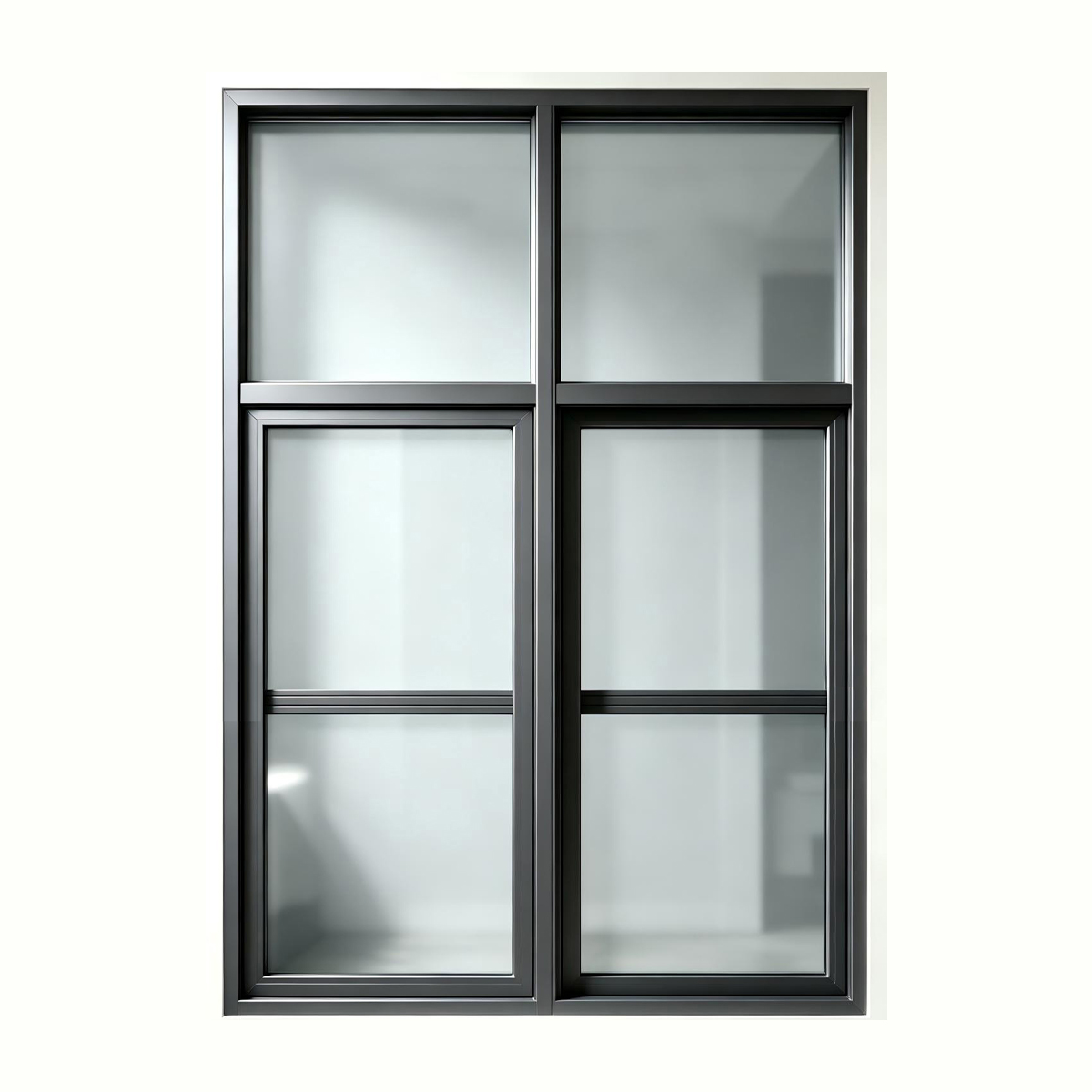 Wholesale Classic French Grid Glass Light Transmitting UV Protection Aluminum Glass French Casement Window for Bedroom