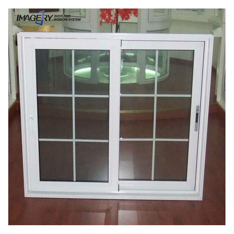 Removable Two Track Double Glazed Aluminum Kitchen Sliding Window Grill Design in windows Philippines