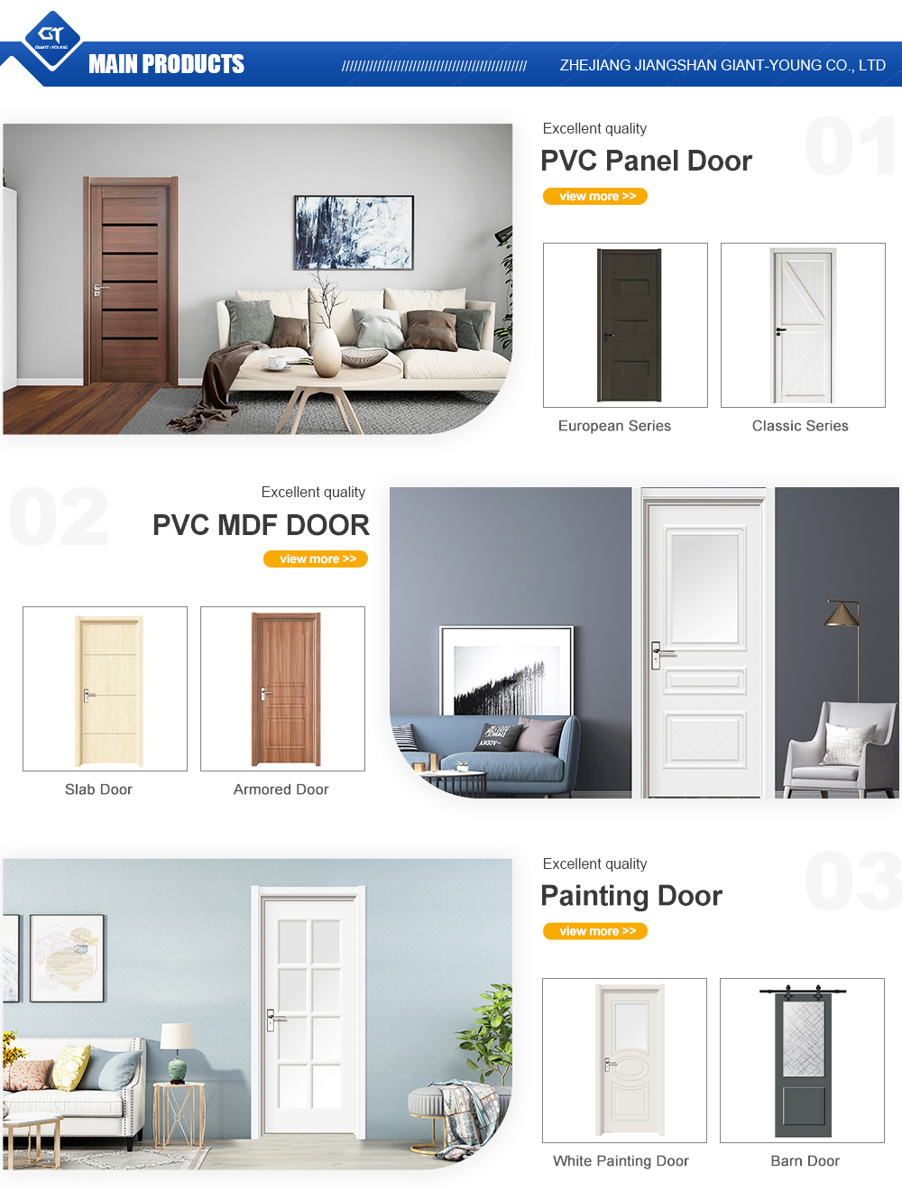 Main Products Overview