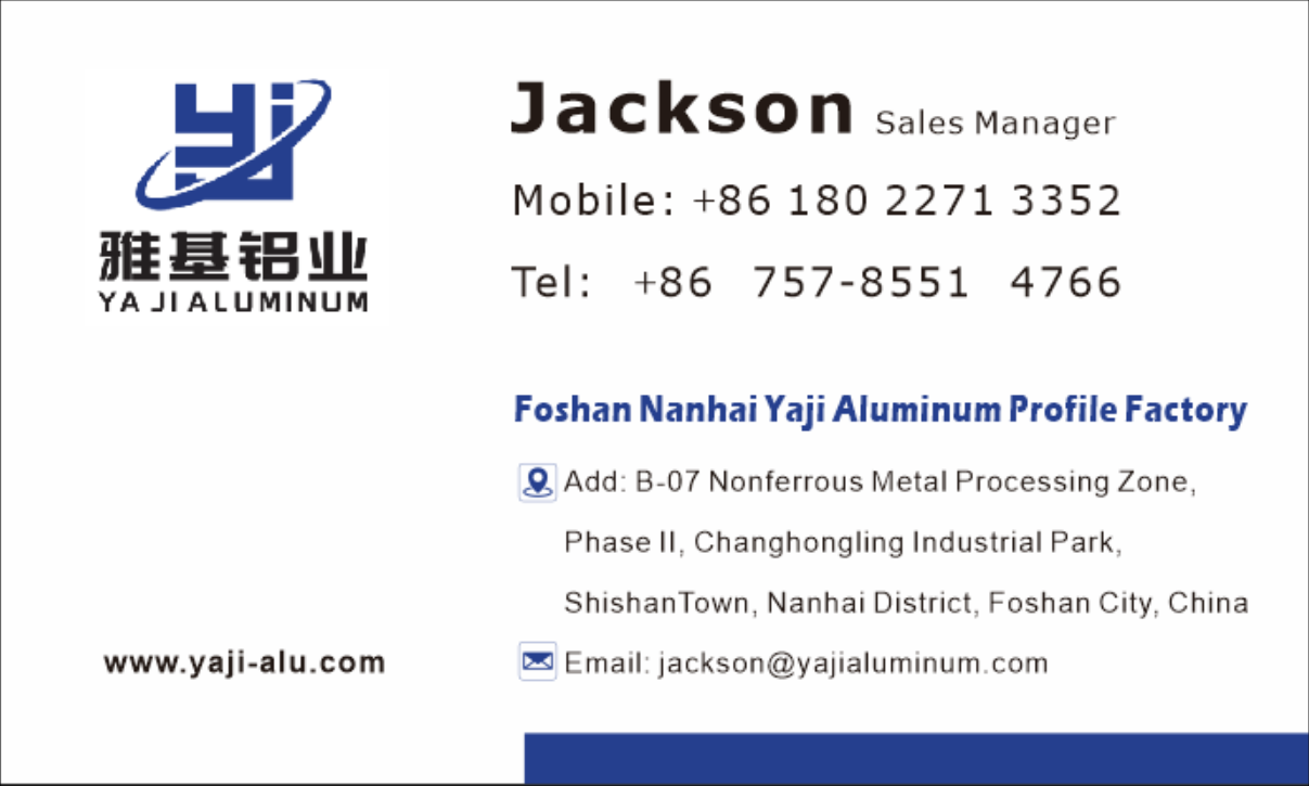YAJI Brand Soundproof Windows Aluminum Profiles Aluminum Alloy Windows and Doors Supplier in Foshan City