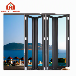 Thermal Break Aluminum Bi Folding Window Custom Soundproof