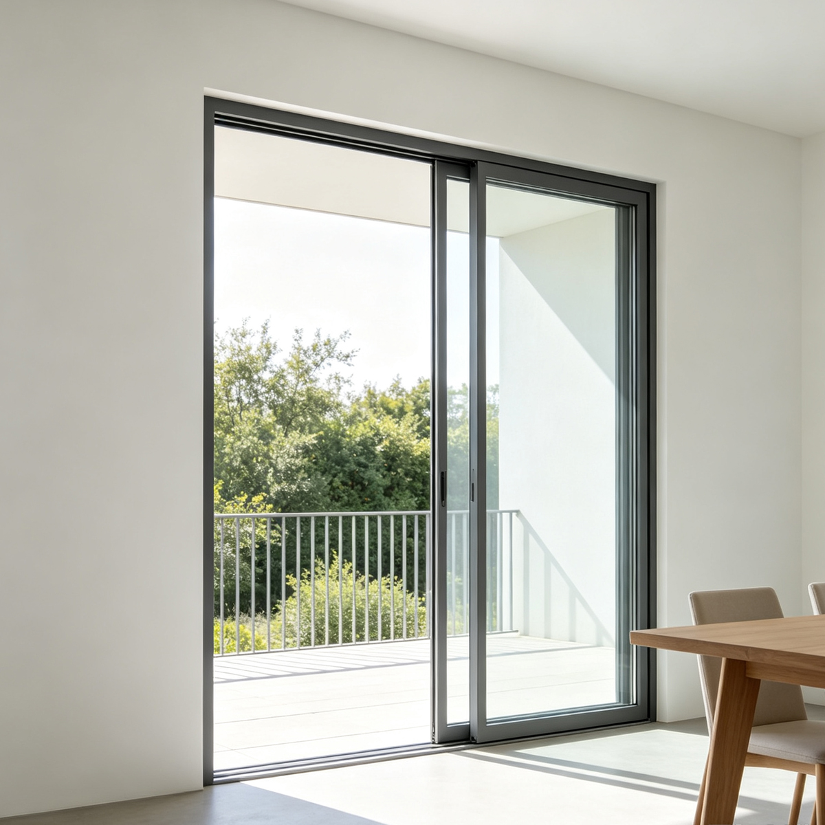 Wholesale Windproof Sealed Moisture-Proof Soft Close Quiet Aluminum Glass Sliding Door For Home Guest Bedroom