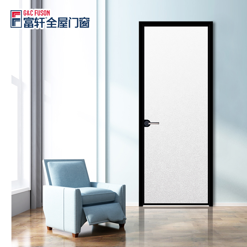 Modern Design Thermal Break Tempered Glass Exterior Aluminium Hinged Door Foshan Factory's French Casement Door For House Hotel