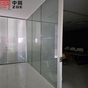 Sliding Glass Door Office Partition Aluminum Profile System