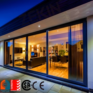 Heavy Duty Aluminum Glass Sliding Doors