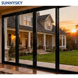 Sunnysky Modern Aluminium Patio Partition Sliding Doors