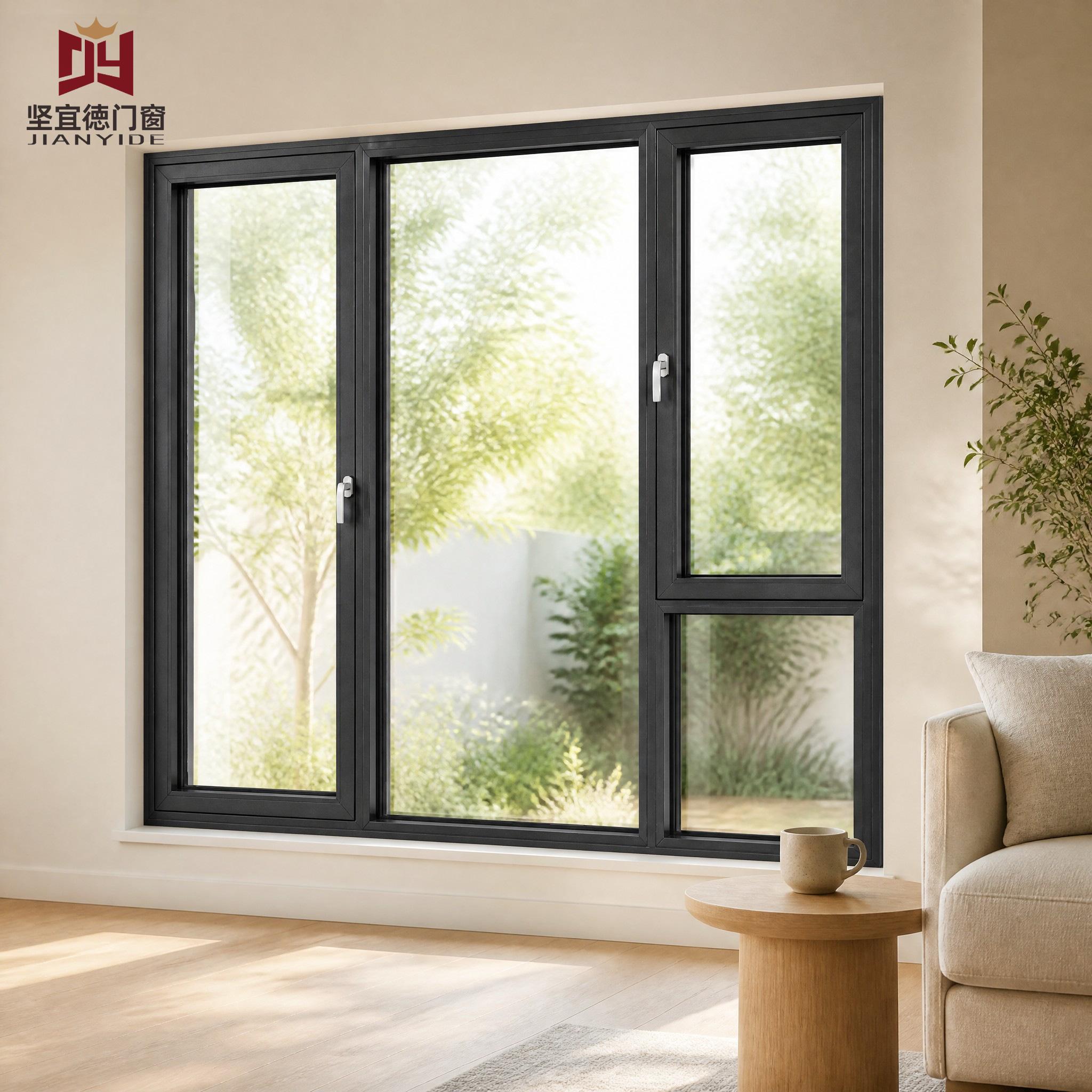 French Style Casement Aluminum Window, Anti-aging for European Market for House